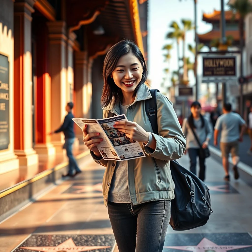 할리우드에서 산타모니카까지 렌터카 없..