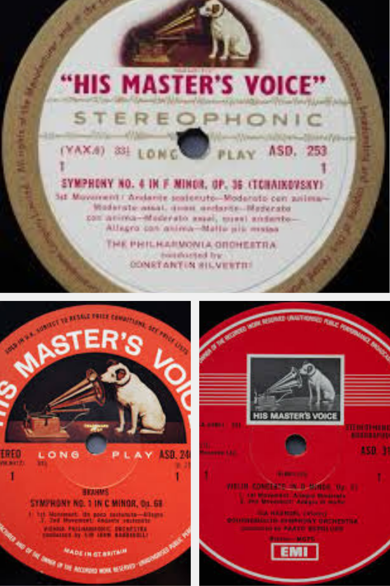 HMV 라벨 종류별 사진를 보여주는 이미지