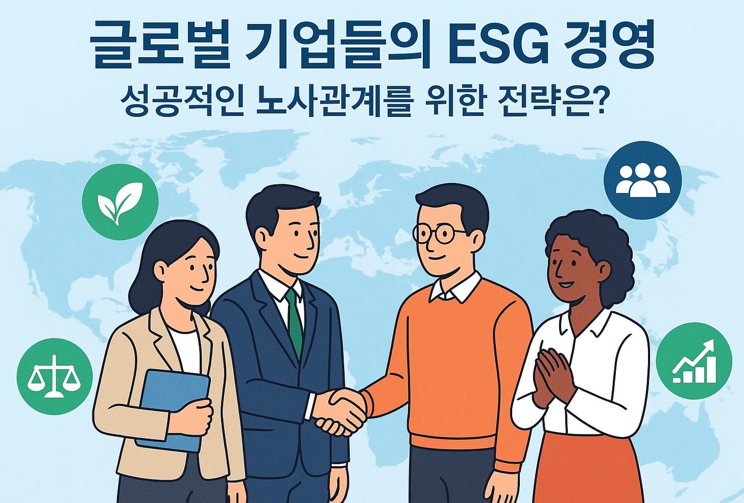 🌱 글로벌 기업들의 ESG 경영: 성공적인 노사관계를 위한 전략은?