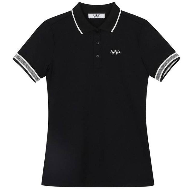 아페쎄 APC 여성 골프 맨투맨 니트 스웨터 카라 폴로 티셔츠 반팔 긴팔