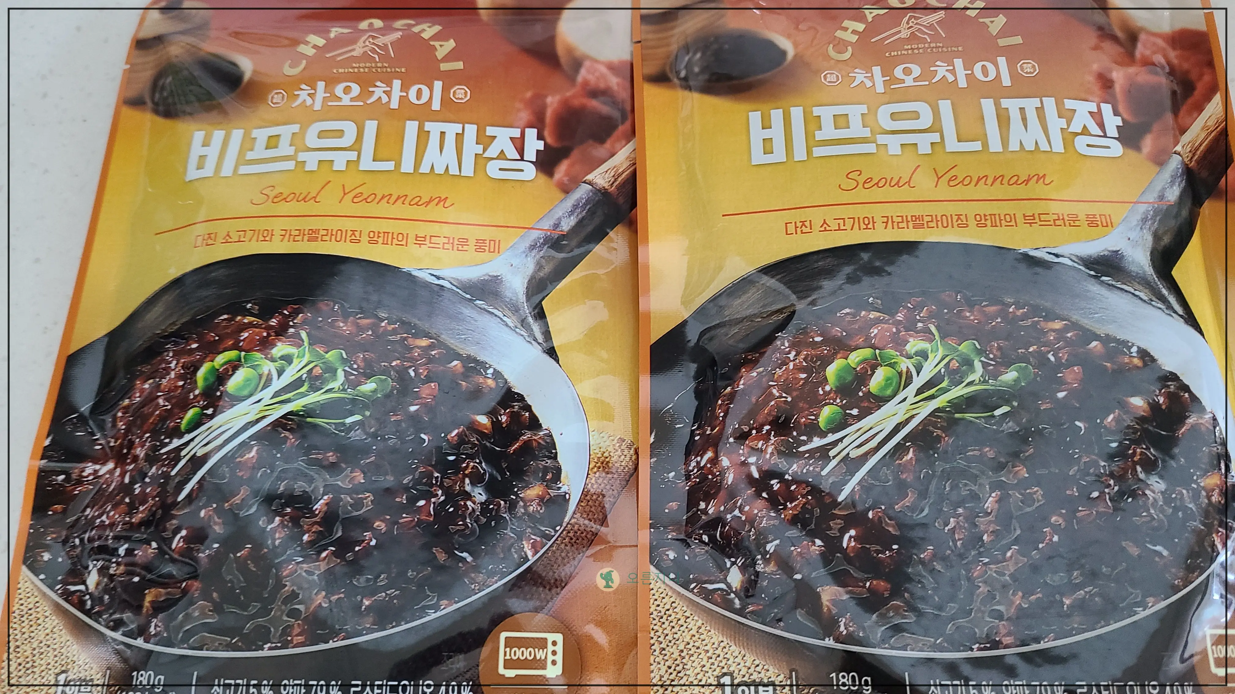 차오차이유니짜장-봉지