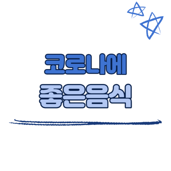 코로나에 좋은 음식