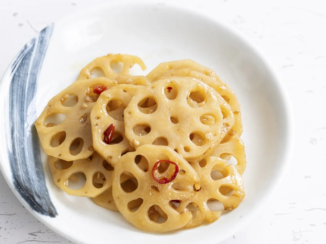 건강 반찬 연근조림