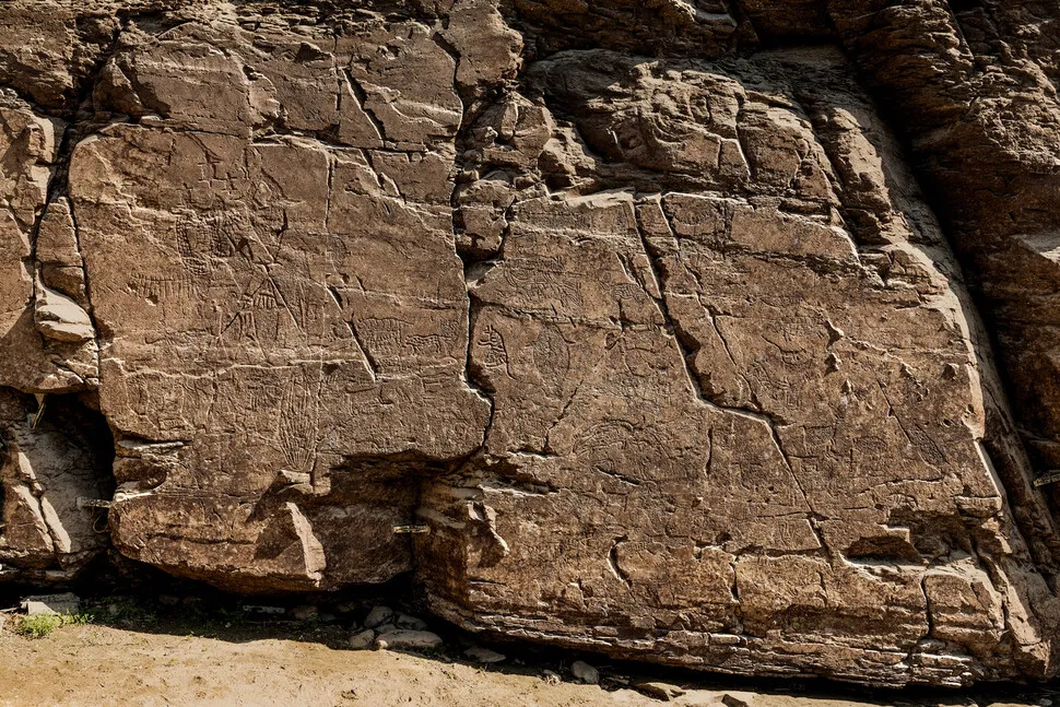 유네스코 세계유산에 등재된 울주군 반구대 암각화