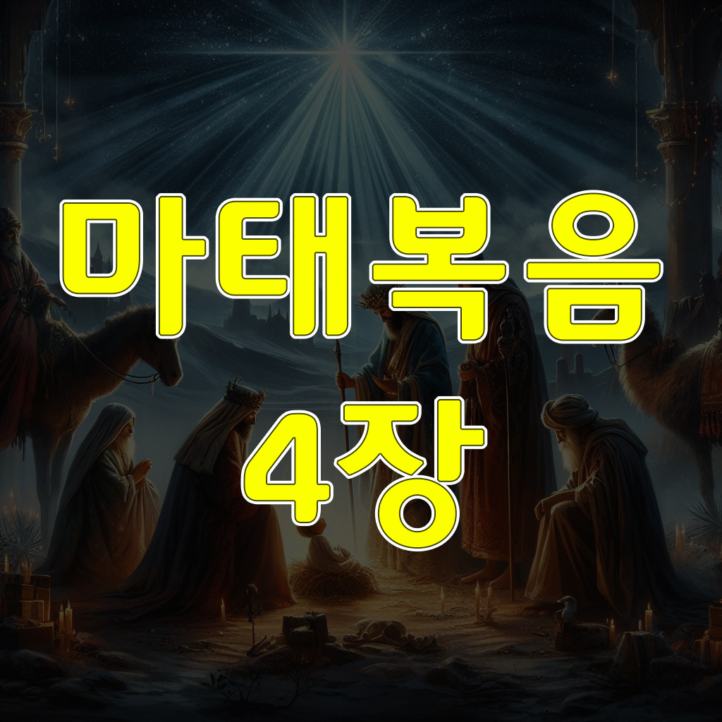마태복음 4장: 시험을 받으시다.