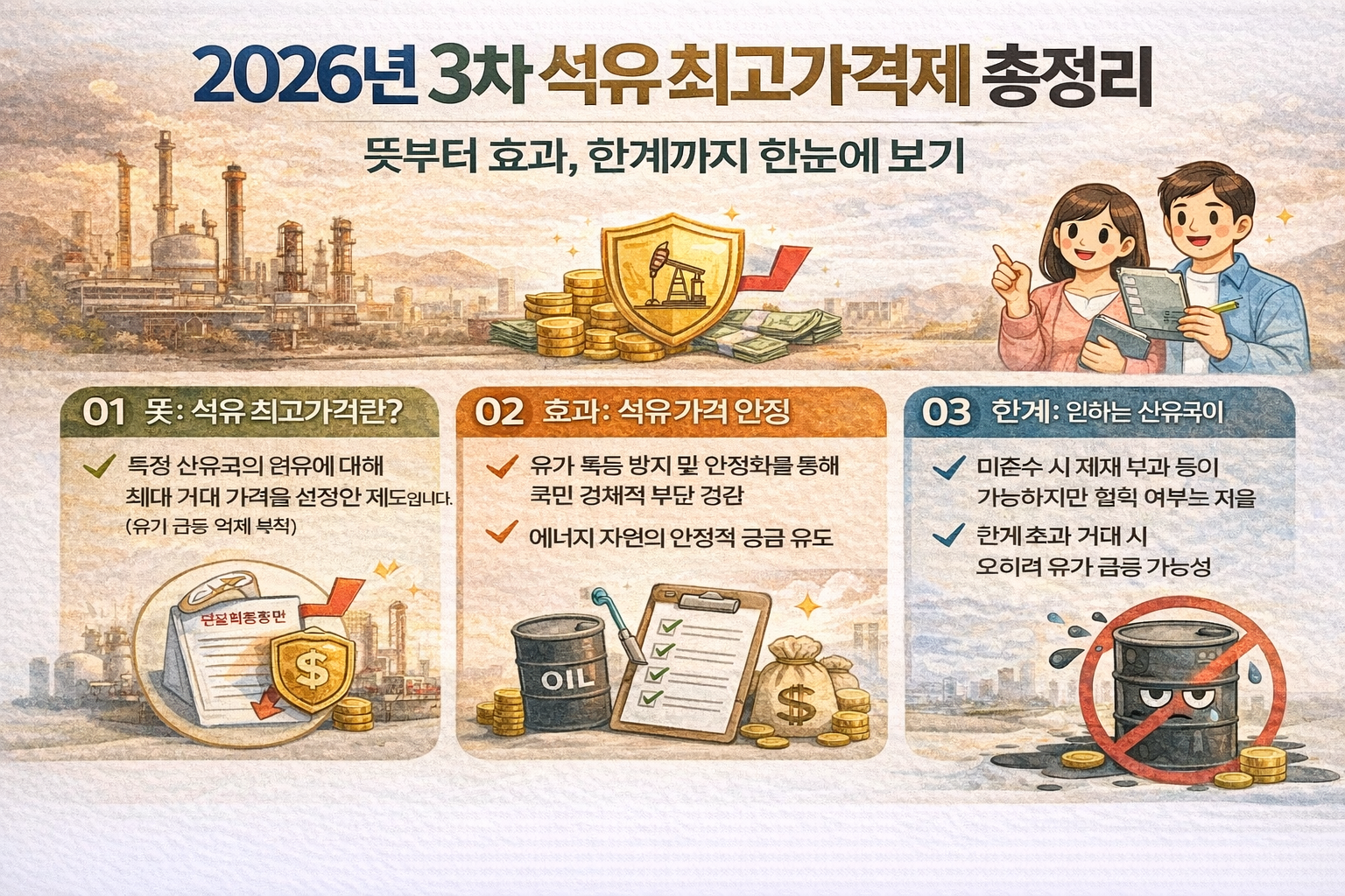 2026년 3차 석유 최고가격제 총정리 뜻부터 효과, 한계까지 한눈에 보기