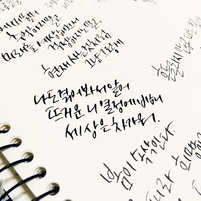 캘리크라피 글귀 모음 명언 문구 모음집_1