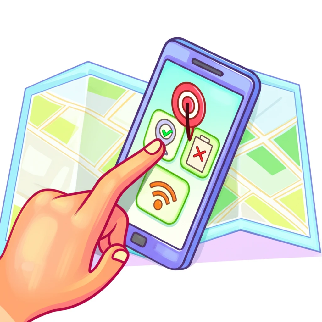 아이쉐어링 장소별 알림 범위 설정 및..