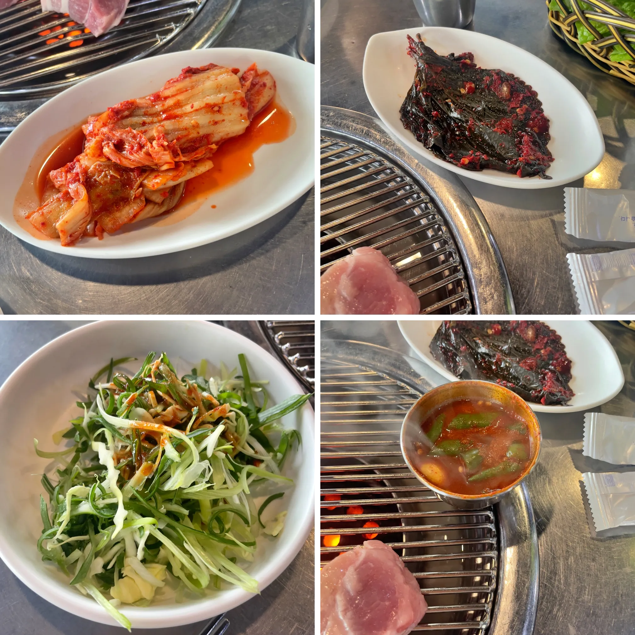 밑반찬 구성 사진