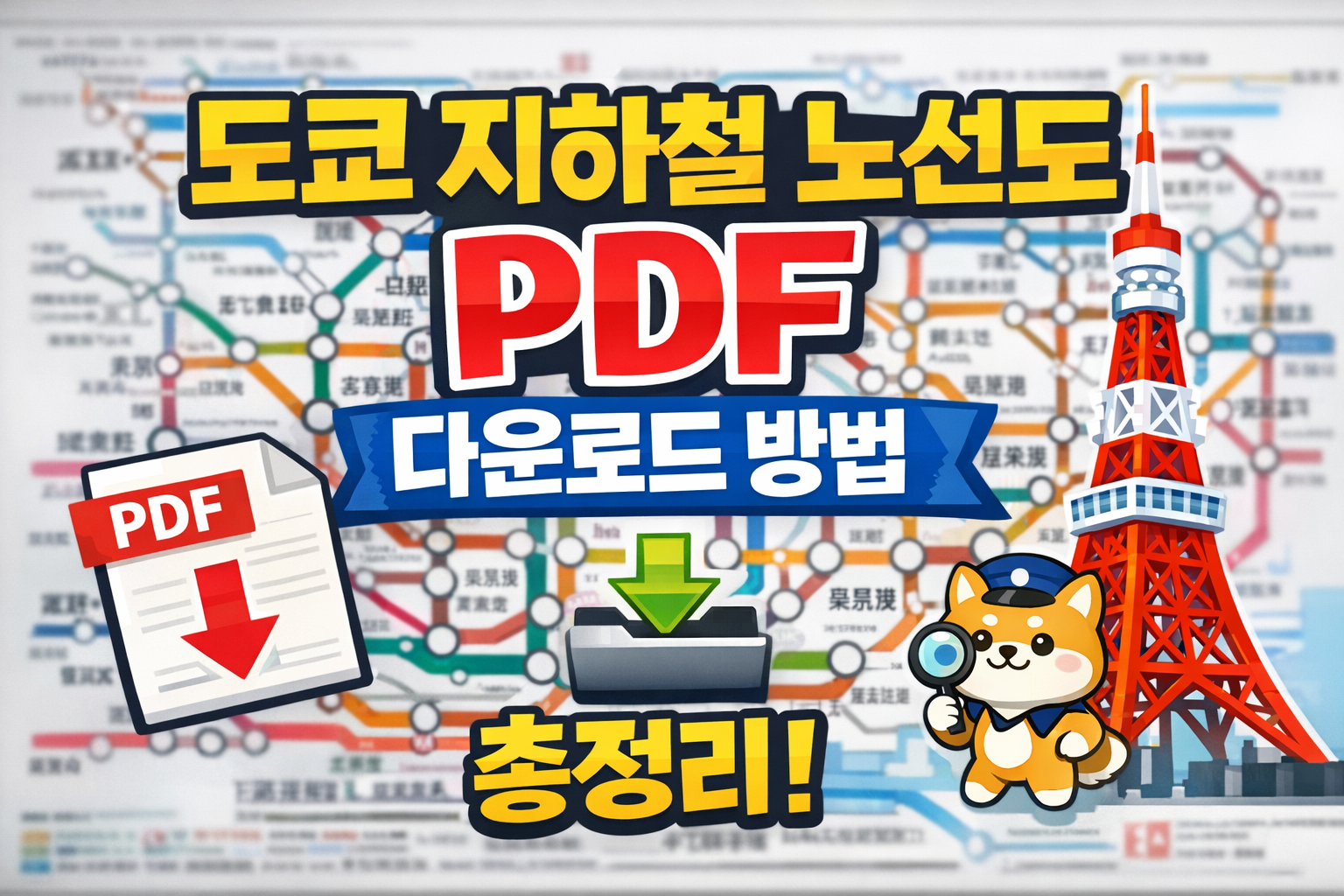 도쿄 지하철 노선도