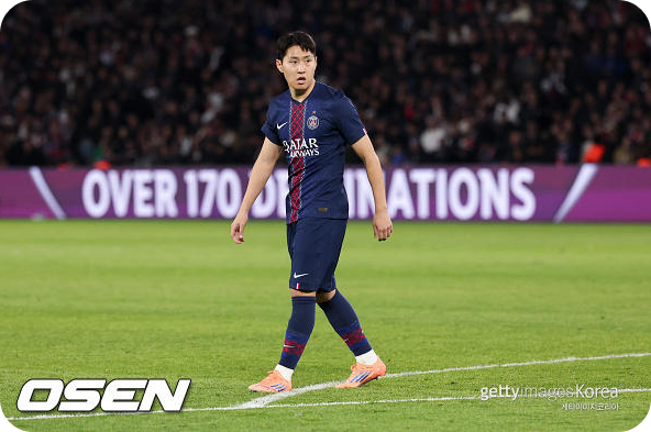 “Kang-in Lee’s Complete Revival from the Bench: Opening Goal Against Le Havre… Praised by French Media [Photo = Getty Images Korea, OSEN]”