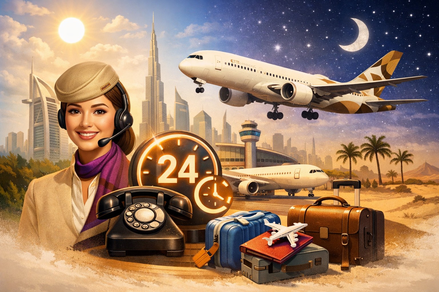에티하드항공 고객센터 전화번호 총정리｜24시간 상담원 연결 방법&middot;주말 해외 문의까지 한 번에 관련 사진