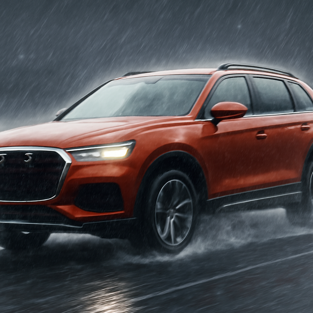 폭우 속 안전한 운전법 : 폭우에 강한 자동차의 필수 기능 관련 사진