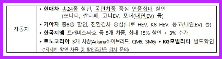 2024 코리아세일페스타 자동차