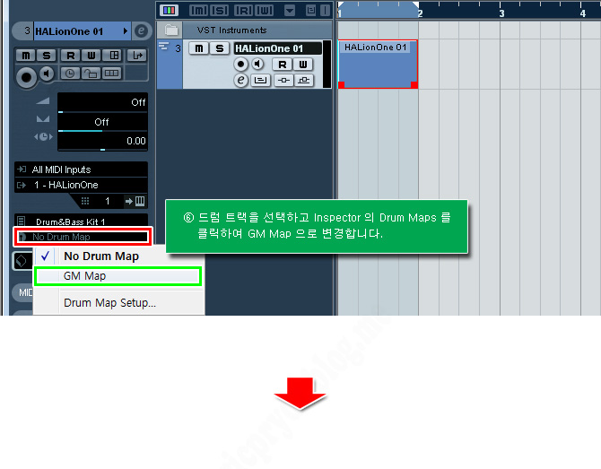 큐베이스/누엔도 드럼 입력하는 방법 드럼맵 drum map