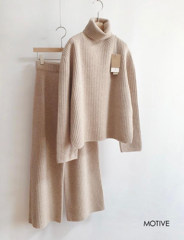 (당일)모티브 울 캐시미어 니트바지세트 스커트투피스/개별옵션