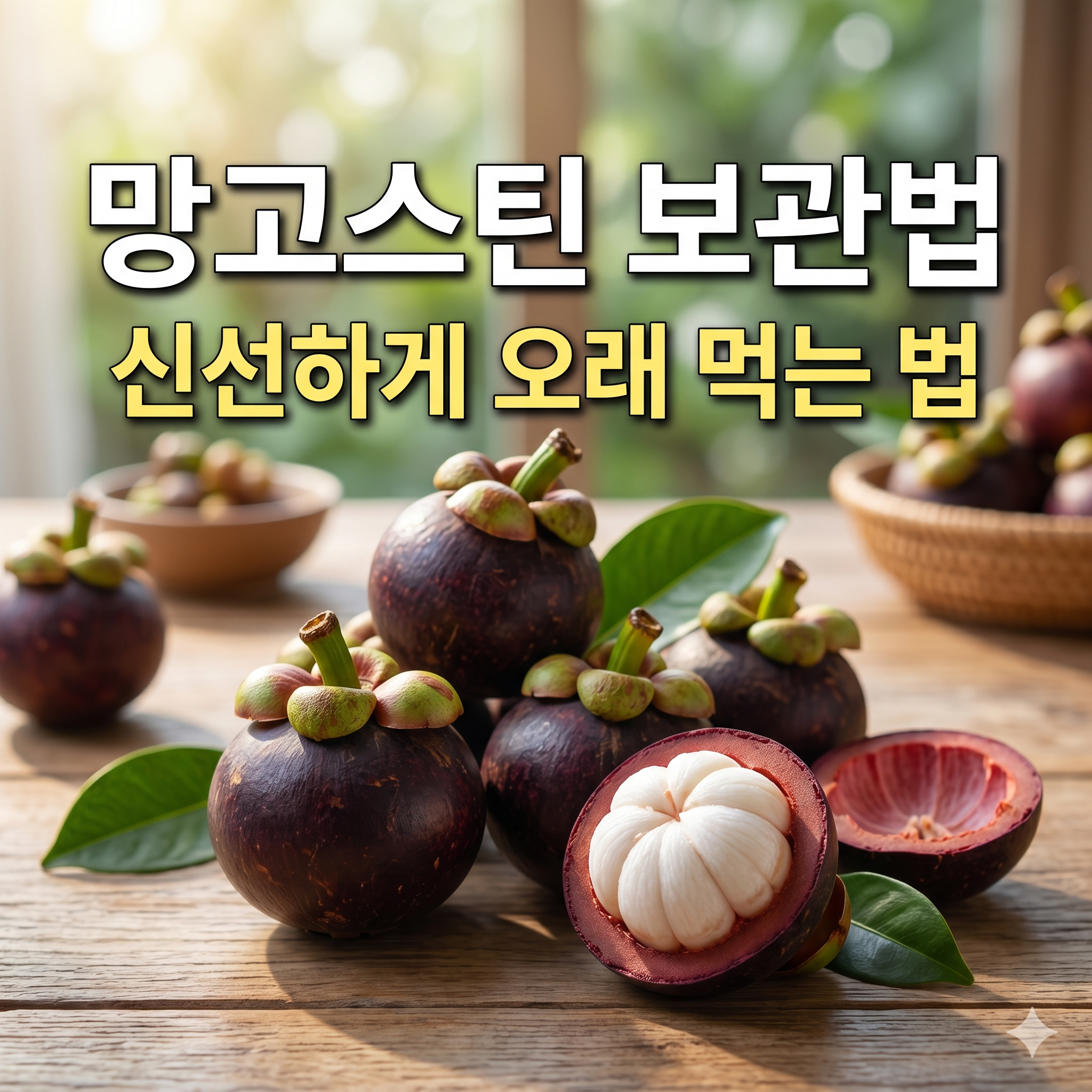 망고스틴 보관법 신선하게 오래 먹는 필살기 정리