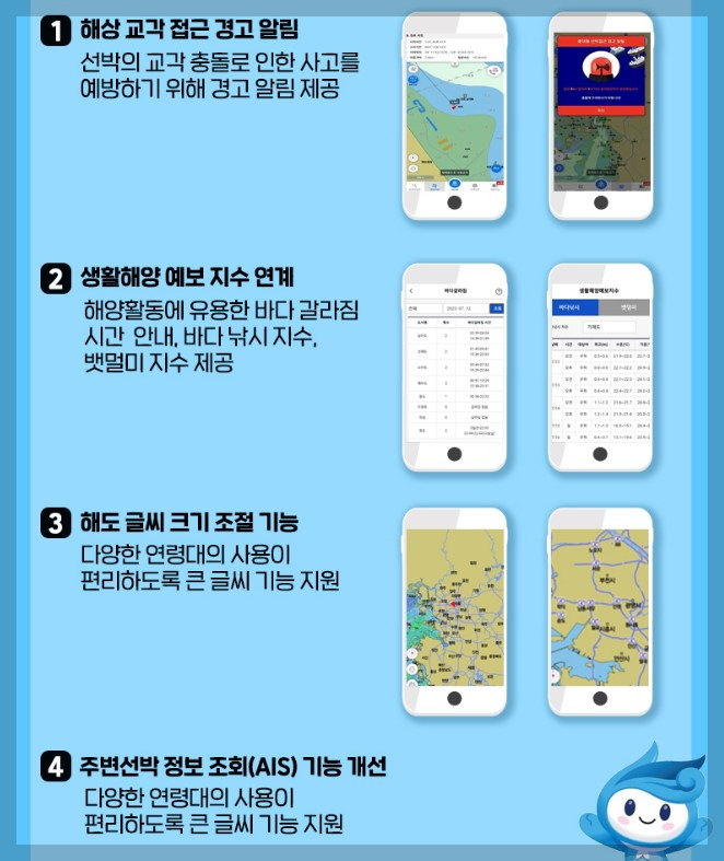 재난정보앱을 신속정확하게 안전디딤돌, 해로드앱 소개