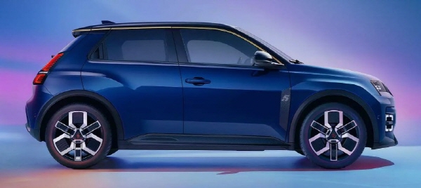 르노의 새로운 디자인 해치백 - 소형전기차 르노 5 E-Tech 색상