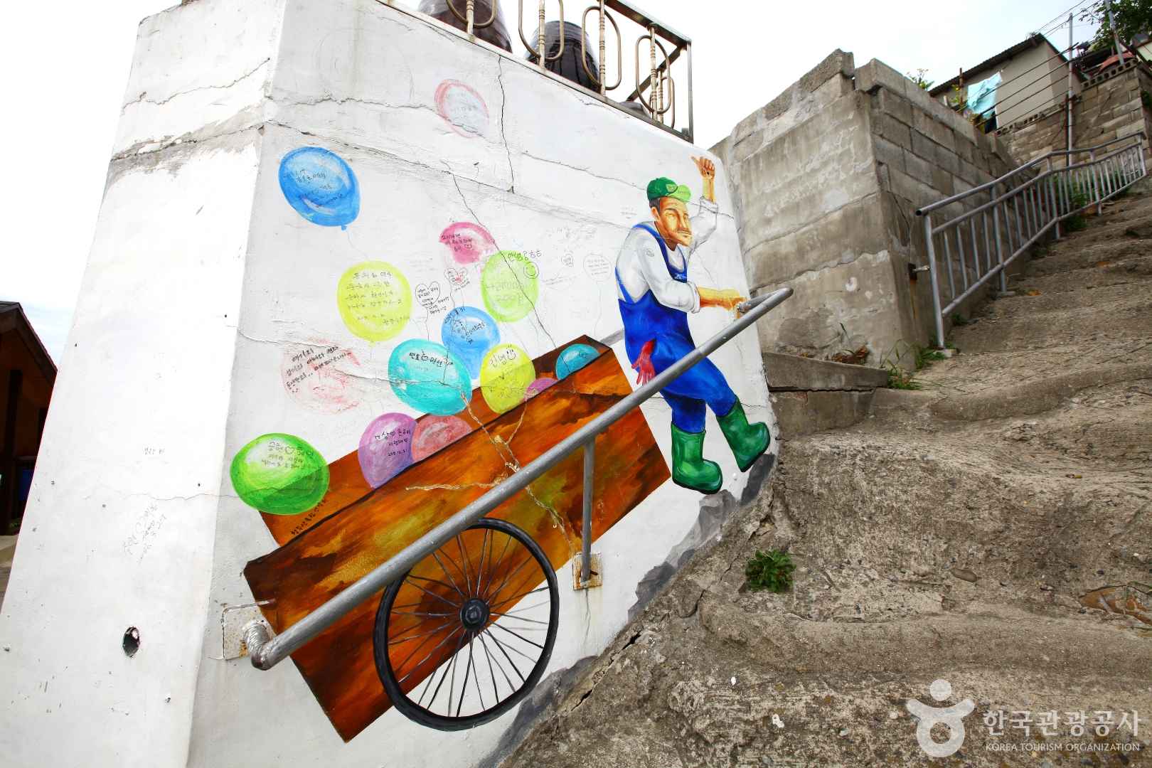 동해 논골담길 벽화