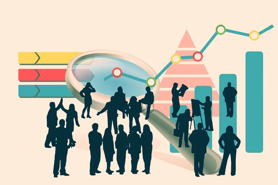 회사 직원들의 모습들