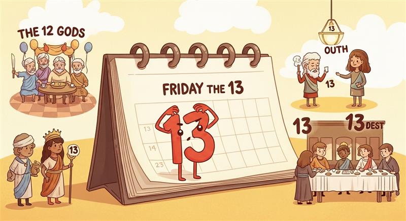 13일의 금요일은 왜 불길하게 여겨질까? 미신 속에 숨은 숫자