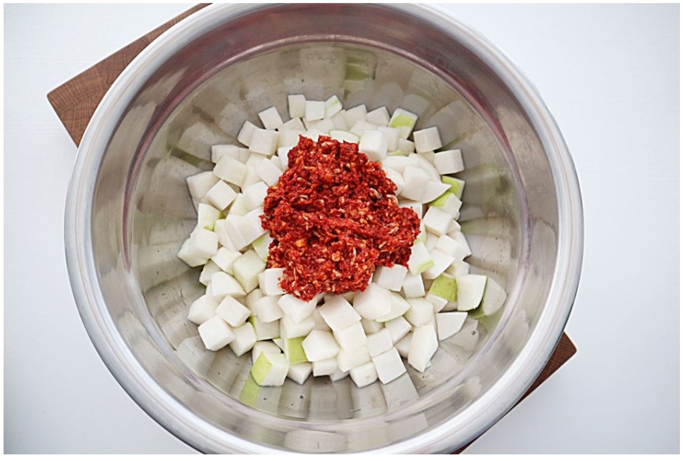 깍두기담그는법