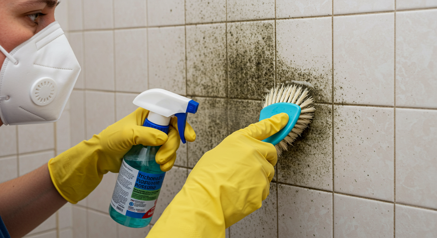 욕실 곰팡이 제거하는 가장 확실한 방법! 냄새까지 잡는 꿀팁 대공개