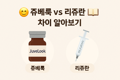 쥬베룩과 리쥬란 차이 총정리💥(2025년)