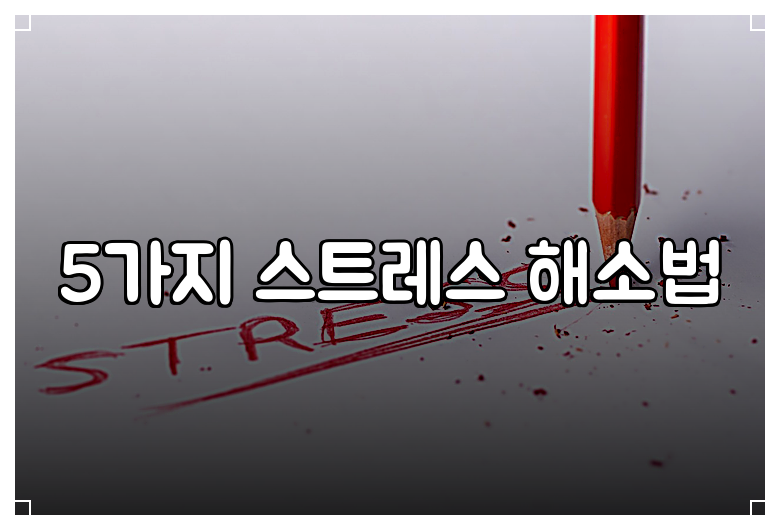 5가지 스트레스 해소법