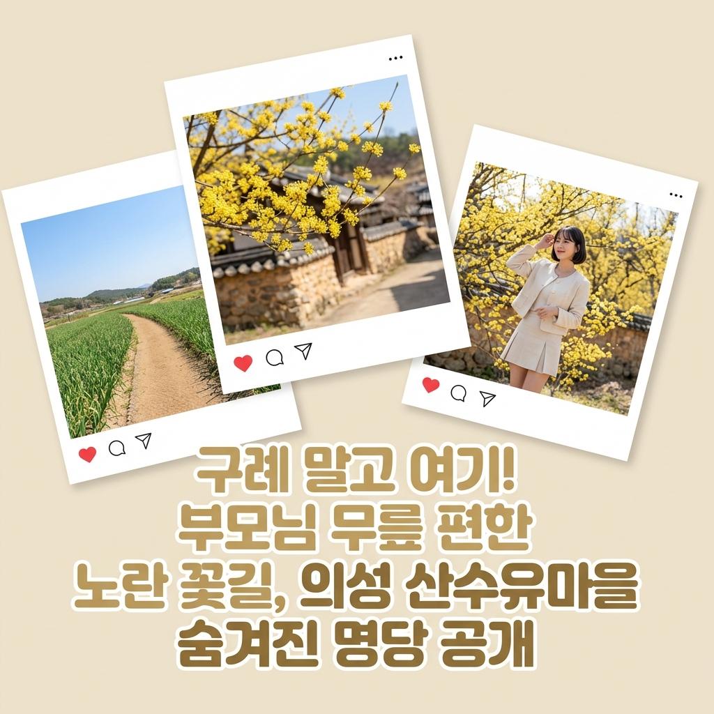 의성 산수유마을 5060 조용한 꽃길 솔직 후기 장단점 비교 및 비용 공개