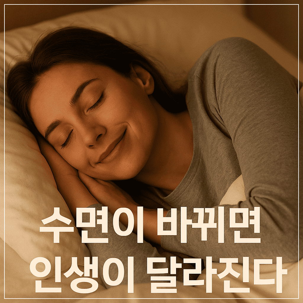 건강한 수면 습관, 하루를 바꾸는 작은 변화