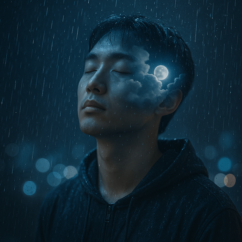 비 맞는 꿈