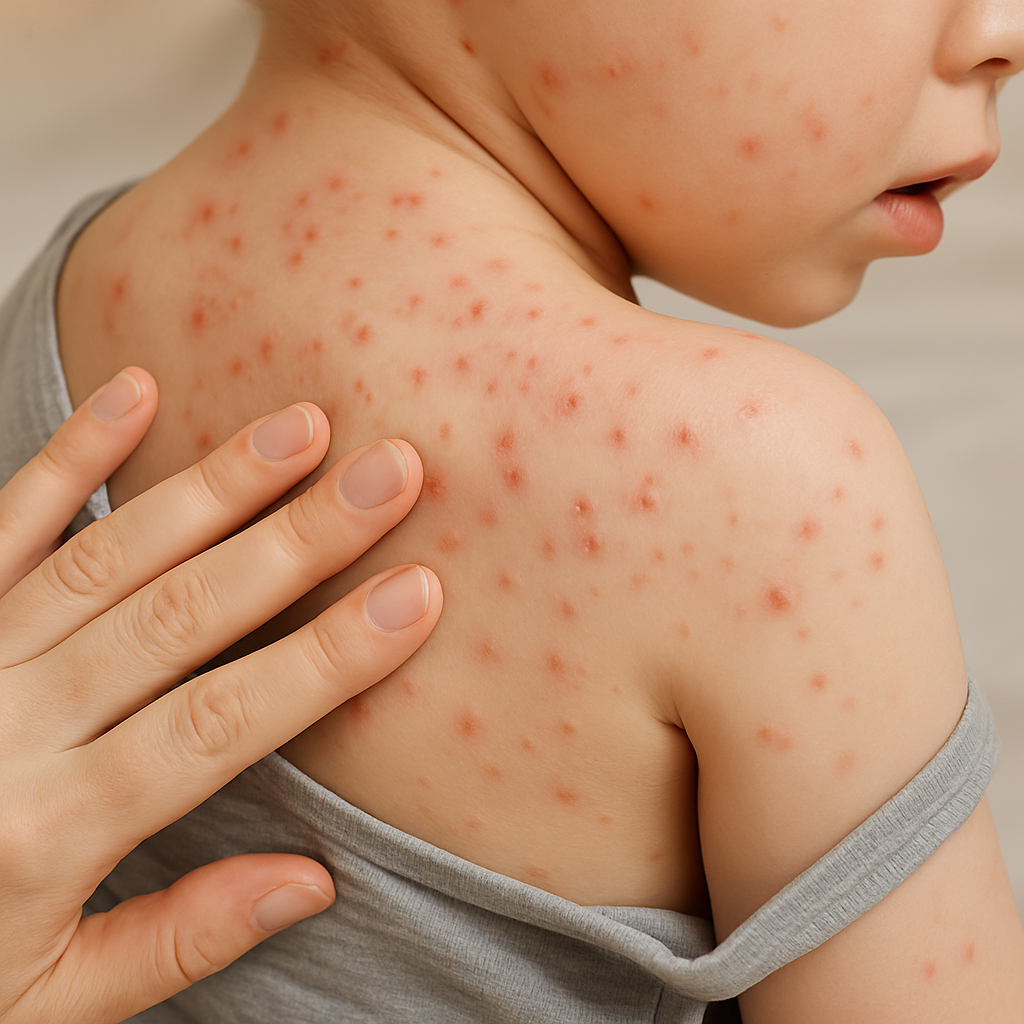 물놀이 후 두드러기 증상