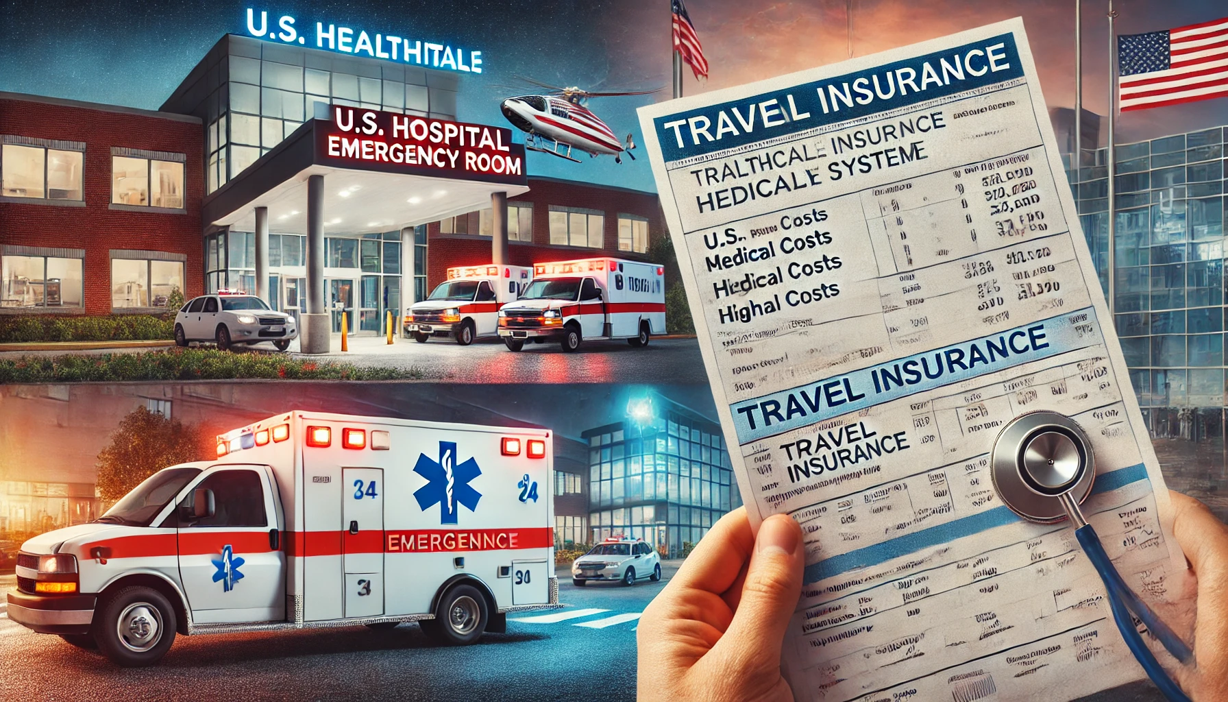 미국 의료 시스템 관련 이미지