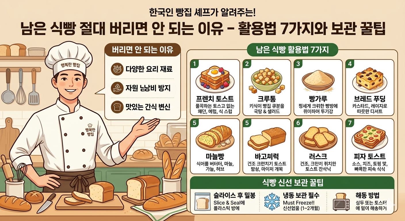 남은 식빵 절대 버리면 안 되는 이유