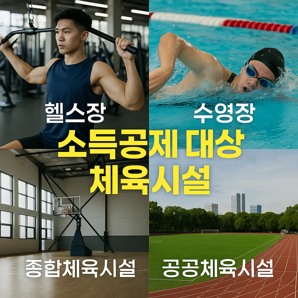 다양한 체육시설 종류