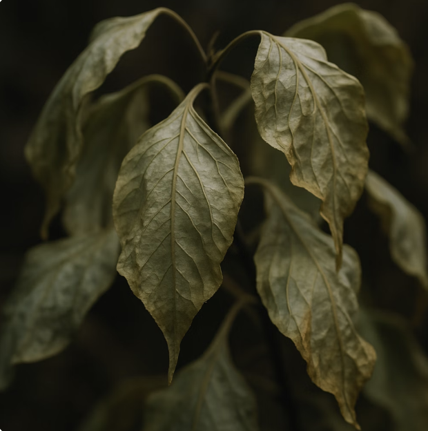 꽃이 아닌 잎이 보내는 신호