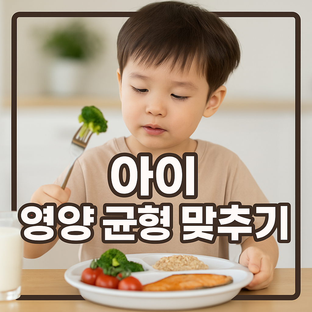 아이 영양 균형 맞추기