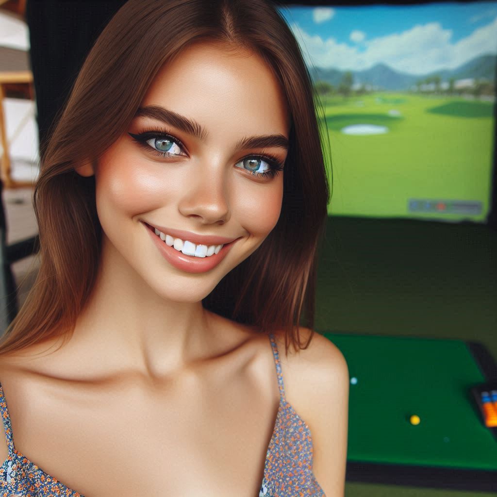 스크린골프장 배경