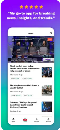 야후 파이낸스 데이터 다운로드(출처-홈페이지)