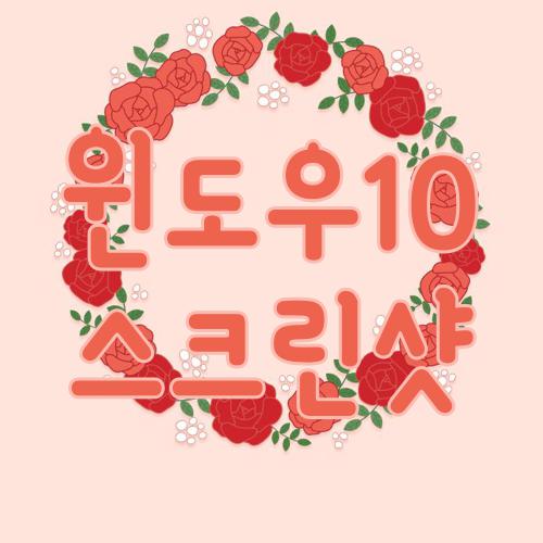 윈도우10 스크린샷