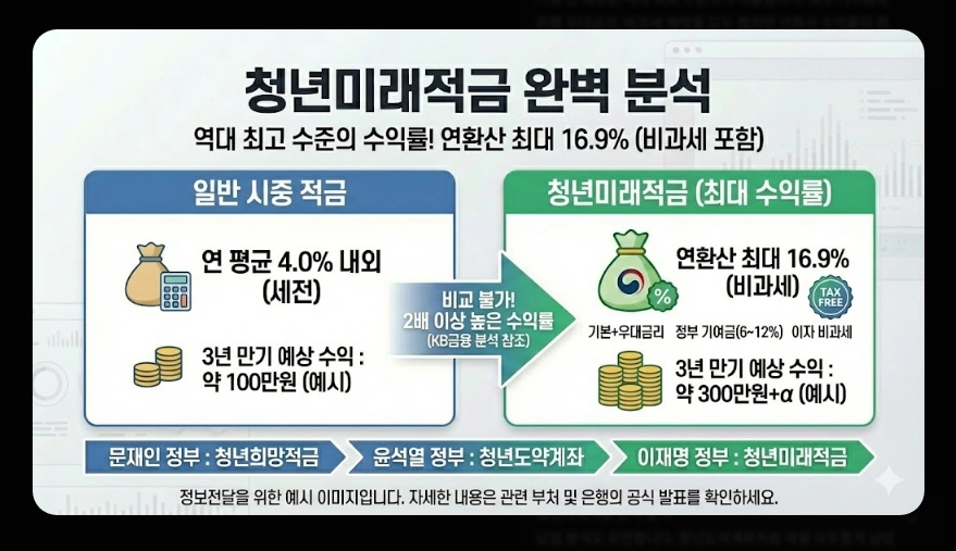 2026년 청년 적금 추천(청년미래적금, 중소기업 우대, 비교)(+ 신청 전략)