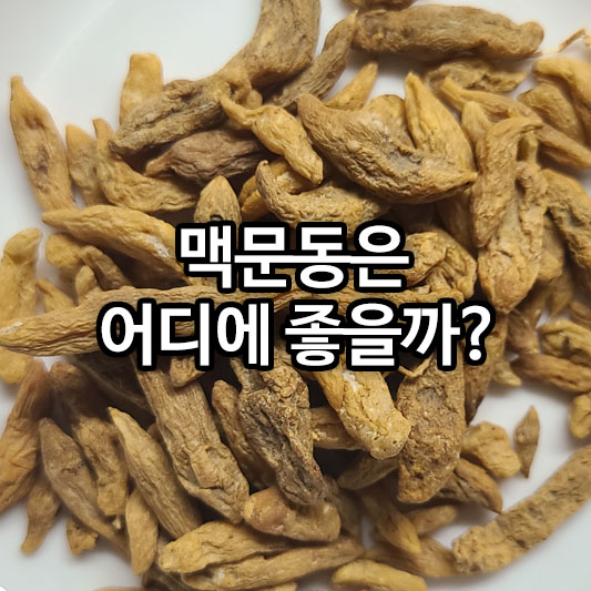 맥문동은 어디에 좋을까?