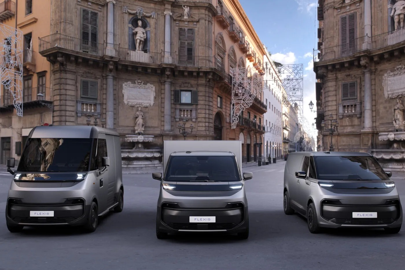 Flexis 전기 밴 정면 이미지