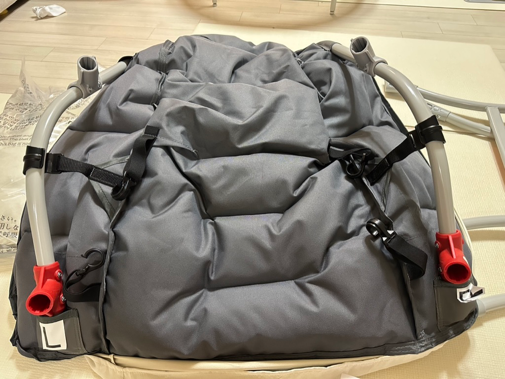 후크 끼우기