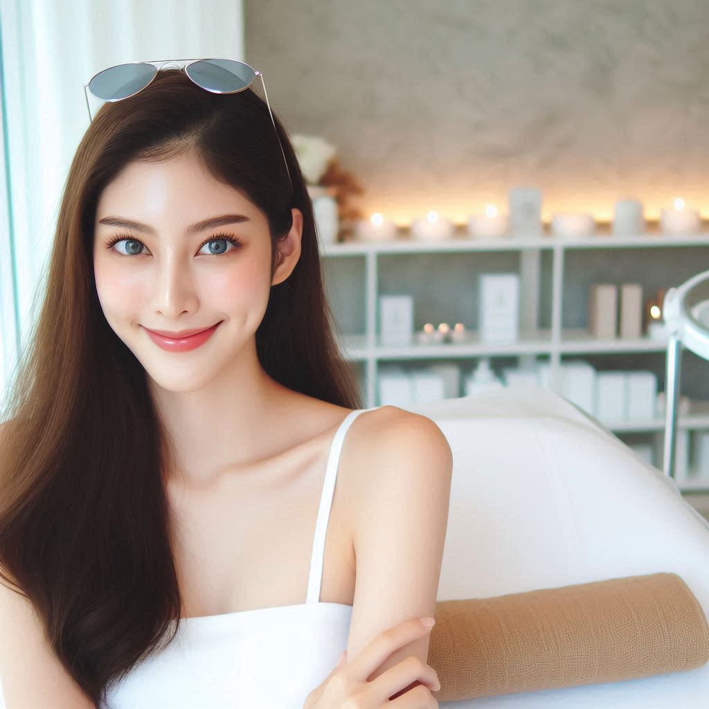 피부,체형관리 샵 배경