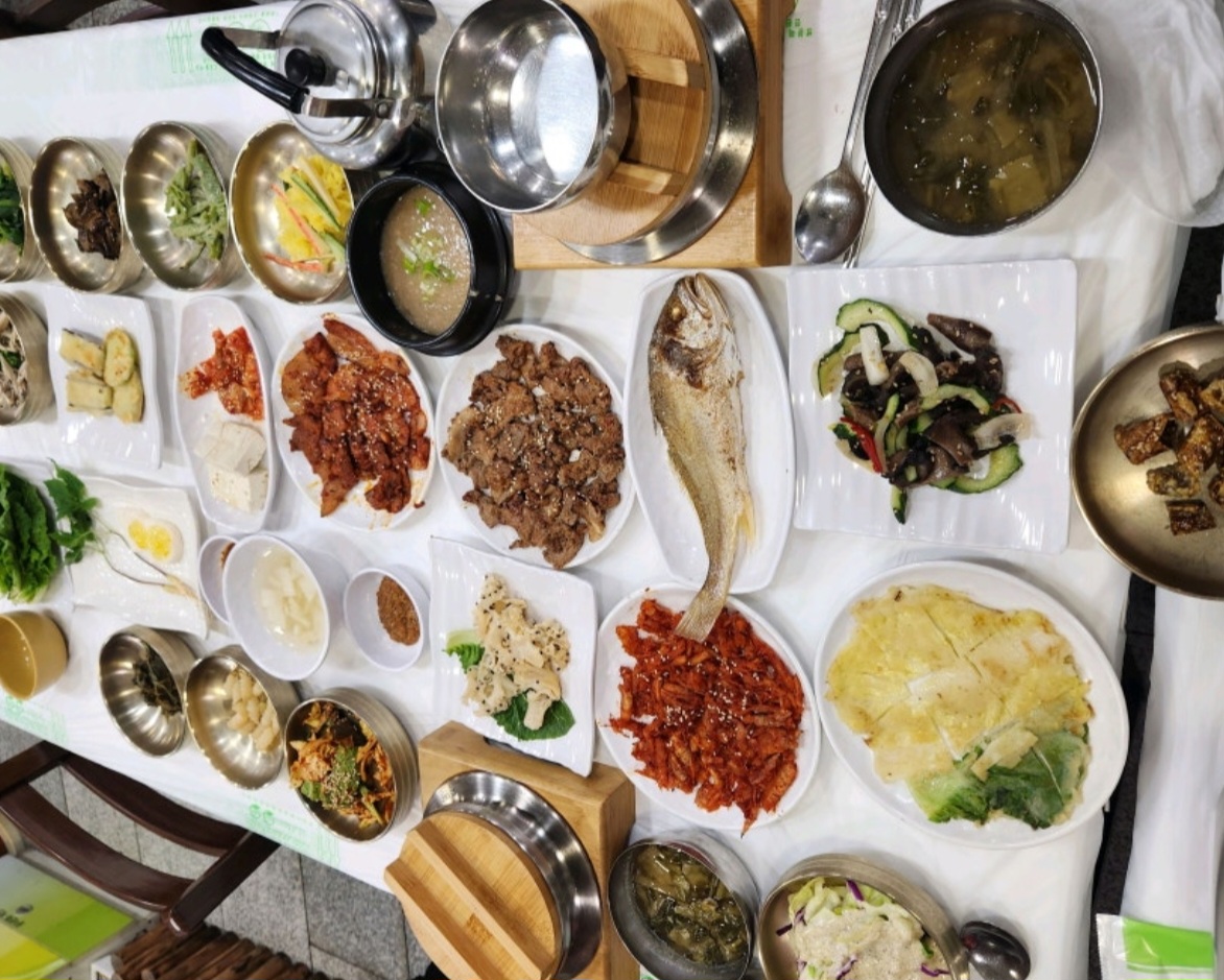 청산고을 메뉴