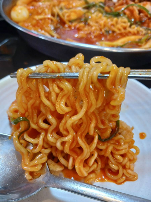 오짱떡볶이 면발