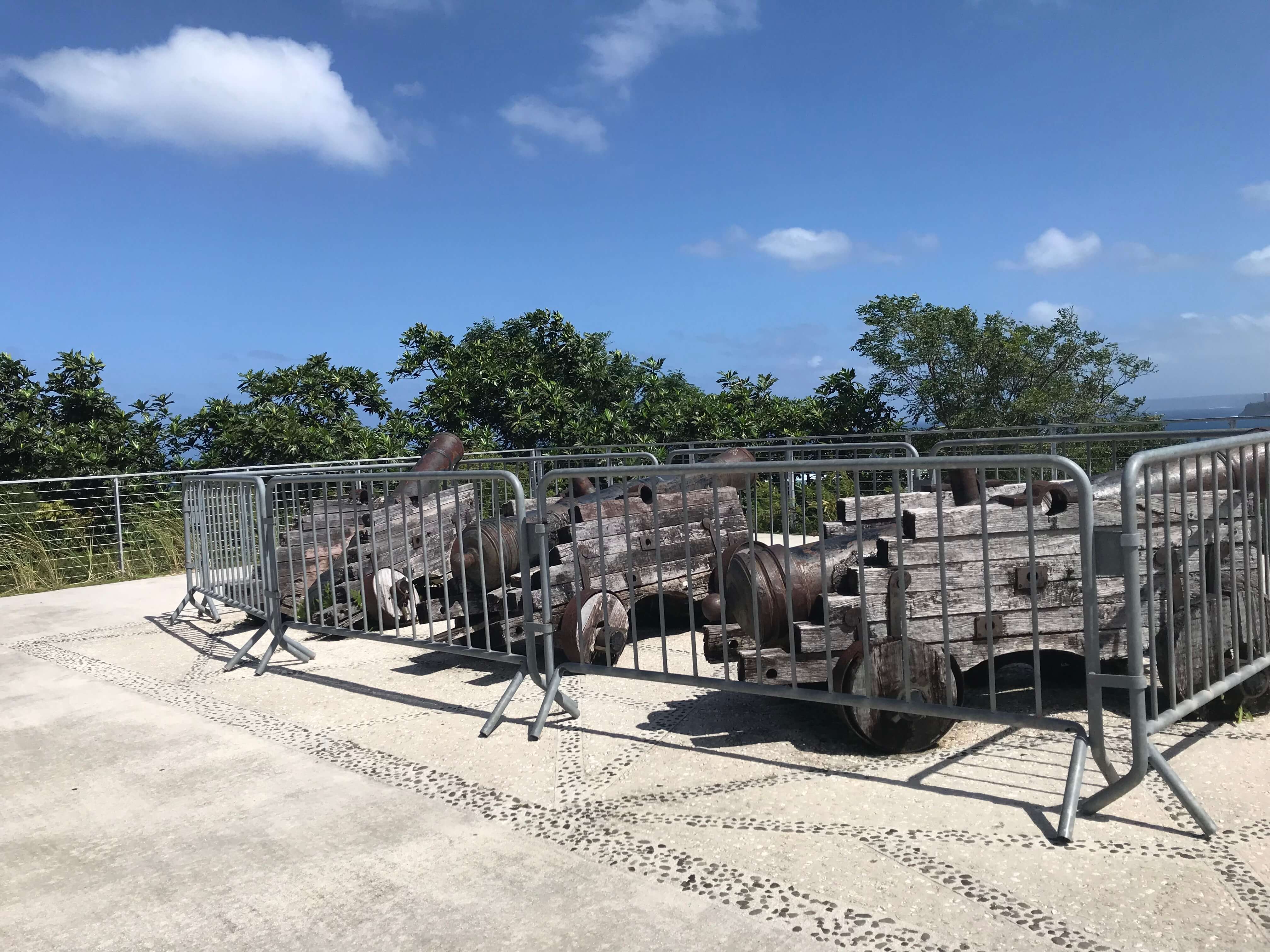 아푸간 요새에 있는 대포